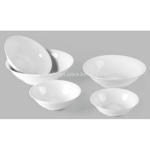 5.5 Inch ,14cm White Porcelain Round Serving Bowl